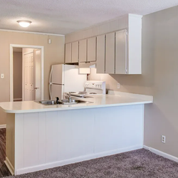 kitchen at Magnolia Terrace located in Macon, GA